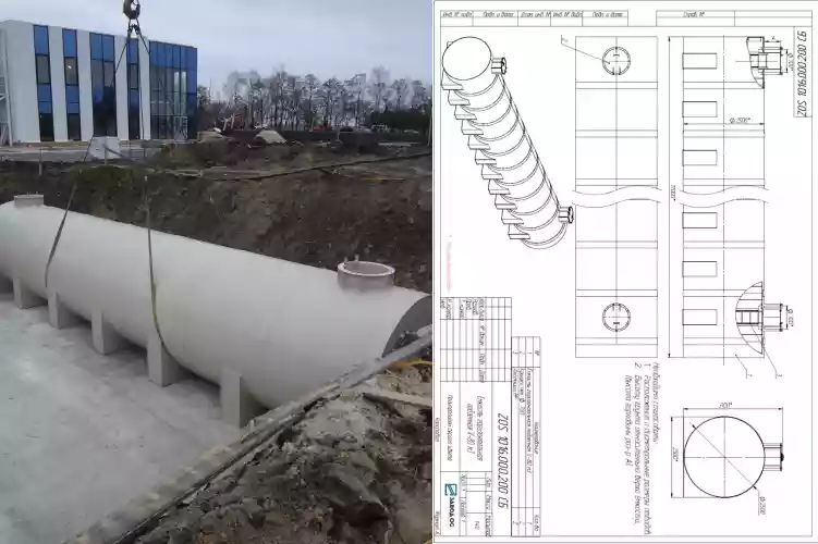 Пожарные резервуары для воды подземные пластиковые